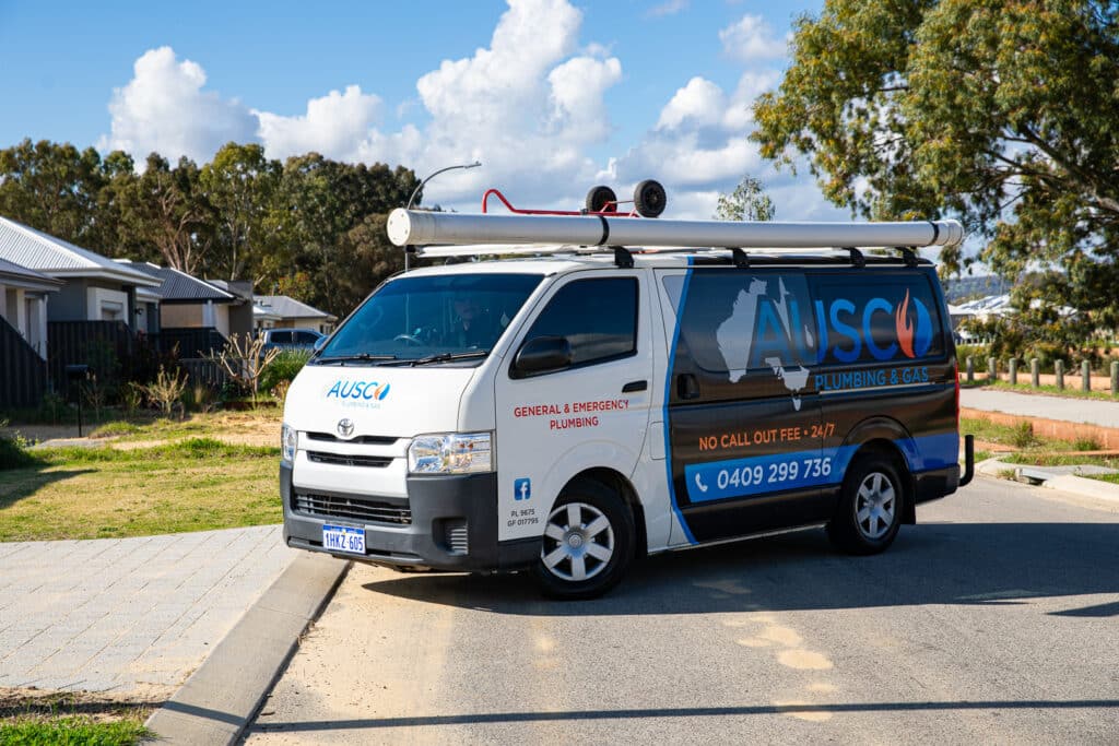 Ausco Plumbing & Gas van